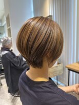トリート 八千代緑が丘店(TREAT)&nbsp;丸みショートボブ×グレージュ/八千代緑が丘駅