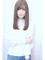 サフィール(Saphir)&nbsp;Saphir☆モーブカラーベージュ♪斜めバング「似合わせカット」