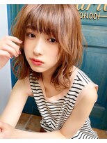 アフロート添田 ひし形ミディ 小顔カットボブ 簡単スタイリング
