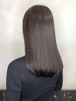 オースト ヘアー ステラ 新宿店(Aust hair Stella)&nbsp;美髪ストレート×ディープ艶感グレージュ/美容室/新宿/ODA