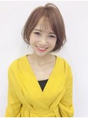オルチャングレージュボブ