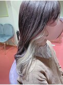 ダークパープルとホワイトインナー