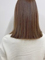 ガレリアエレガンテ 名駅店(GALLARIA Elegante)&nbsp;GALLARIA  パツンとミディアム × クリームベージュカラー