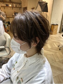 エル(EL by green) 《tomi》ショートウルフ×アッシュベージュ