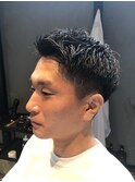 アップバング　ナチュラルショート