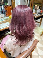 バブ バイネオリーブ(Bab by neolive)&nbsp;白髪も生かしてハイトーンピンク