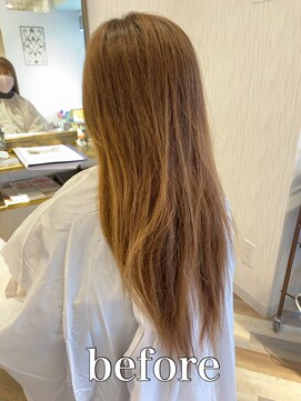 ミュゼドゥアートシエル(Musee du Art ciel) 【髪質改善】クリスタル縮毛矯正&オリーブグレー