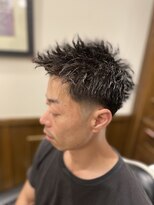 ヒロギンザバーバーショップ 神楽坂店(HIRO GINZA BARBER SHOP) 【ツイスト×テーパーフェード】