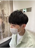 メンズ 簡単 マッシュ