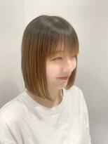 エール(Aile)&nbsp;大人かわいい切りっぱなしボブ