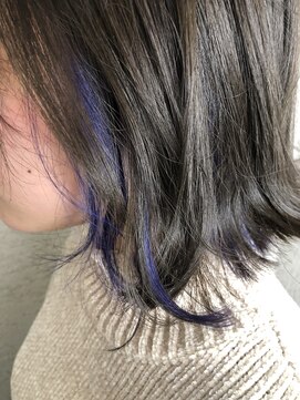 ヘアサロン アティリー(Hair Salon Attirer) 西梅田/インナーブルー　【Attirer 飯田裕之】