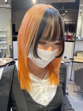 ベレーザ 渋谷(BELEZA) 2399透明感外国人風カラーオレンジベイビーピンクネオンカラー
