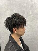 クロムトウキョウ ザ バーバー 新宿本店(CHROM TOKYO the Barber)&nbsp;Vマッシュ.ソフトツイストスパイラルパーマ　新宿/メンズカット