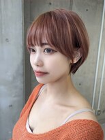 ロンドブルーム 天神大名店(Lond Bloom) ダブルカラーショートボブインナーカラーハイライトケアブリーチ