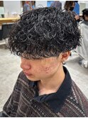 波巻きプードルパーマ