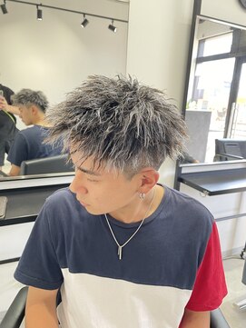 レックス(Rex) 【SNSで大人気！】ツイストパーマ×ホワイトメッシュ！