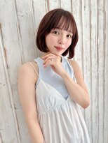 アイユー(ii+U)&nbsp;ニュアンスカラー　ナチュラルボブ　ボブカット