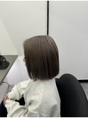 くすみグレージュ[木更津/韓国/ブリーチ/ダブルカラー/カラー]