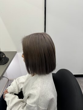 アイスプロドバイブルーム 木更津店(ice prod by bloom) くすみグレージュ[木更津/韓国/ブリーチ/ダブルカラー/カラー]