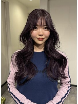 サンデイズド(SUNDAZED) ラベンダー/レイヤーカット/韓国巻き