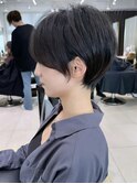 ショートボブ髪型20代30代前髪あり前髪なし面長丸顔【荒牧】AY