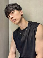 ロンドアンメゾン 原宿(Lond un Maison.)&nbsp;【吉田智哉】メンズパーマ、メンズセンターパート、7:3パート