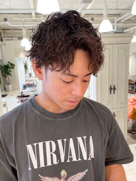 オブジェ シエル(obje't ciel) 【obje't ciel】メンズ/波巻きパーマ【宮崎 太揮】