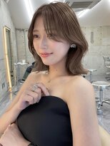 サイン 表参道(SIGN)&nbsp;韓国ヘアーハッシュカットレイヤーカットグレージュブリーチ無し