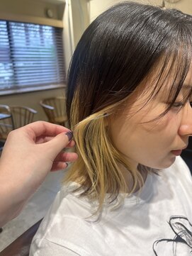 カンナ オーガニック ヘアデザイン(CANNA ORGANIC & HAIR DESIGN) インナーカラー