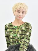 【RAWR】大人ショートボブ　ホワイトブロンド_美髪20代30代40代