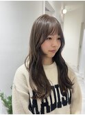 まろやかベージュカラー×こだわり顔周りカット