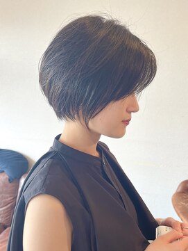 ヘアスペース クレール(hair space clair) 【clair清水恭平】30代40代襟足改善ショートカット/似合わせ