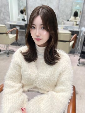 フォンド 津田沼(fond.) 着物/フェミニンロング/似合わせカット/津田沼/韓国/顔周り/艶髪