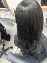 ヘアーズ ベリー 平尾店(hairs BERRY)&nbsp;ダークグレージュ