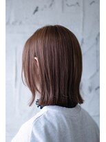 髪と生活 美容室 ピンクブラウン