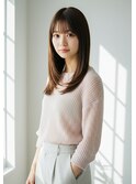 縮毛矯正/酸性ストレート/髪質改善/前髪カット/黒髪