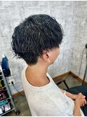 【メンズパーマ】波巻きパーマ 栃木 宇都宮 鹿沼 日光 小山