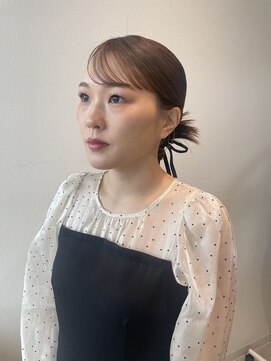 サラビューティーサイト 九大学研都市店(SARA Beauty Sight) カチモリヘア/お呼ばれアレンジ/結婚式ヘア/タイトアレンジ