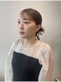 カチモリヘア/お呼ばれアレンジ/結婚式ヘア/タイトアレンジ