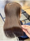 冬のサラサラ◎縮毛矯正と髪質改善ロングでモテ髪