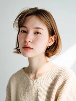 シェル 立川(shell)&nbsp;くびレイヤーエモージュグレージュカラーくびれショート【立川】