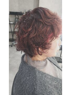 アクタノイドエット(acta noid etto) 白髪ぼかしピンクブラウン