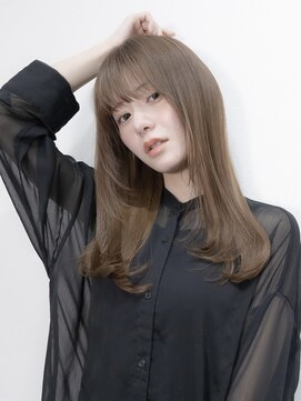 ライア 吉祥寺南口店(laia) 顔まわりレイヤー×明るめベージュカラー×髪質改善