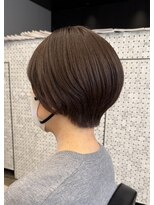 アコロン 武蔵小杉(acoron.)&nbsp;立体感シルエット×赤みを抑えたブラウンショート　武蔵小杉