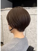 立体感シルエット×赤みを抑えたブラウンショート 武蔵小杉