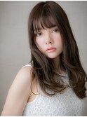 抜け感毛先パーマ大人ガーリーフェミニンロングX上尾20代30代