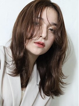 アース 鶴見店(HAIR&MAKE EARTH) ニュアンスセンターパートロング