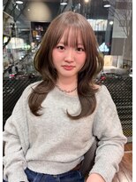 アクシス 栄ガスビル店(`AXIS)&nbsp;【 Rin 】イメチェン/ピンクベージュ/前髪/名古屋栄矢場町