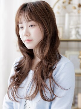 カバーヘア ブリス 北浦和(COVER HAIR bliss) シースルーバングシャギーカットブリーチなしロングa北浦和20代