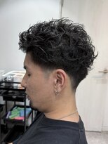 ラナ 新宿(lana) ツイストスパイラルパーマショートレイヤーマッシュツーブロック